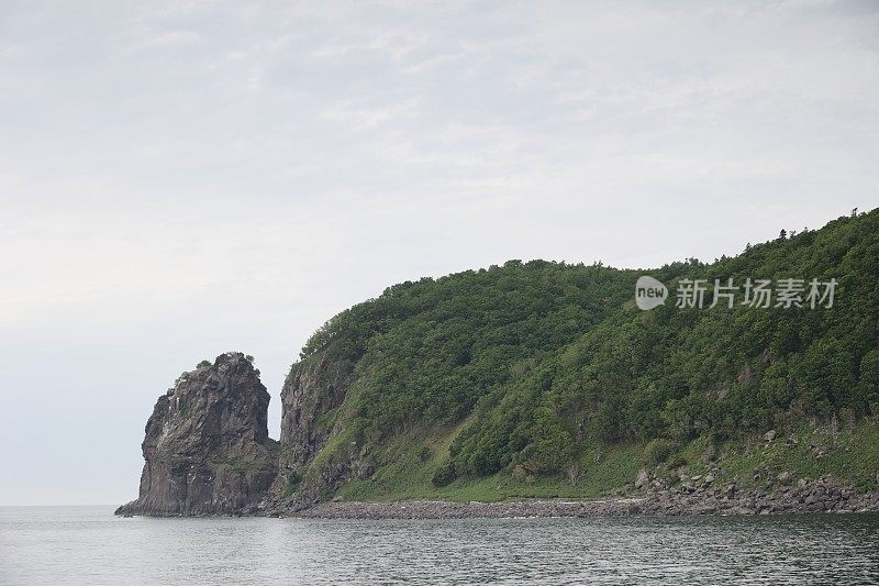 日本北海道知子半岛海岸