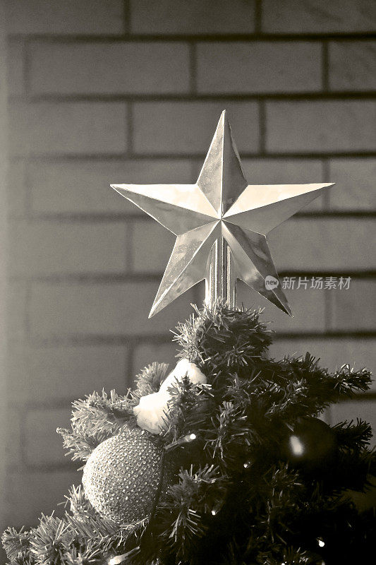 星形圣诞树装饰
