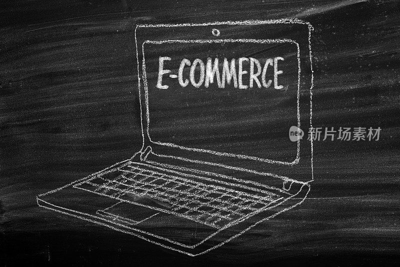 电子商务,网上购物的概念