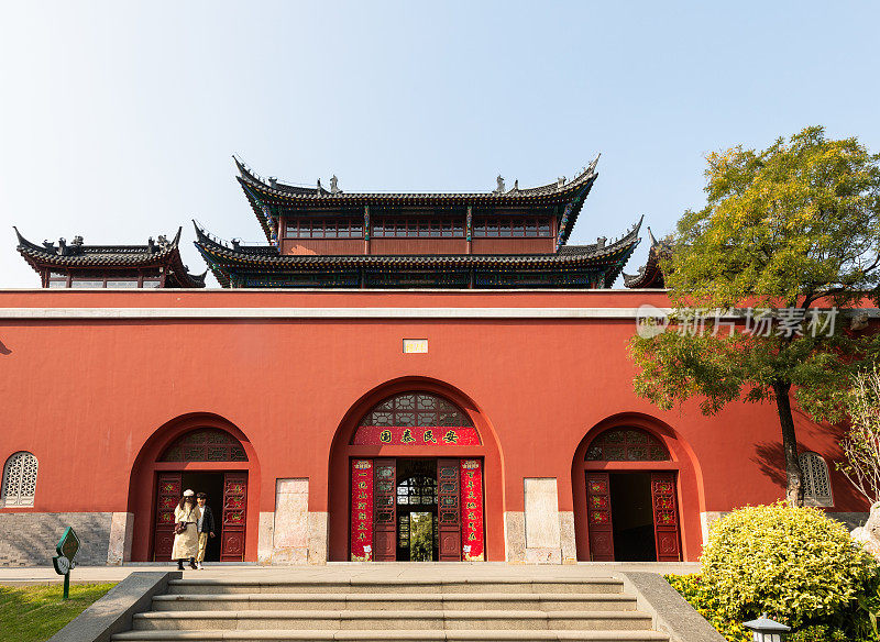 南京历史鼓楼(鼓楼)立面，始建于明初