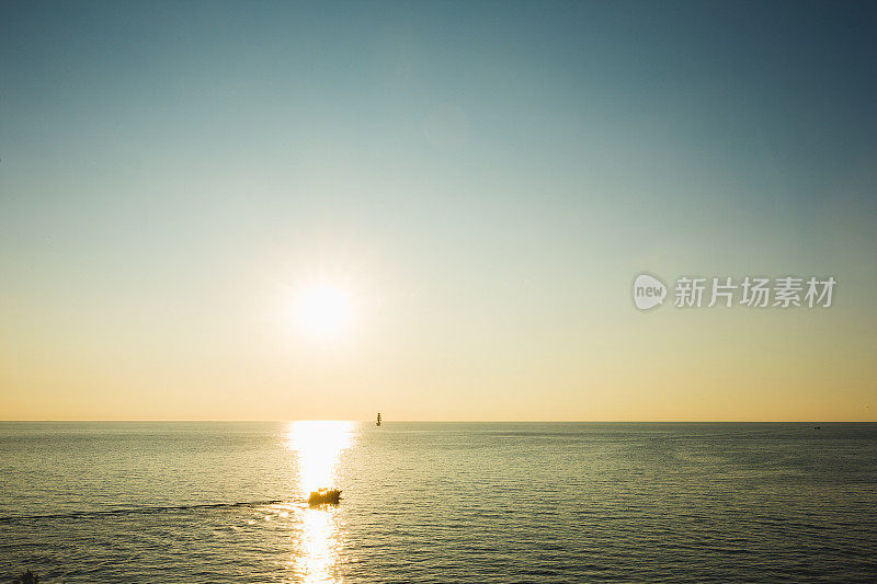 美丽的海景，伊斯特拉，克罗地亚海岸