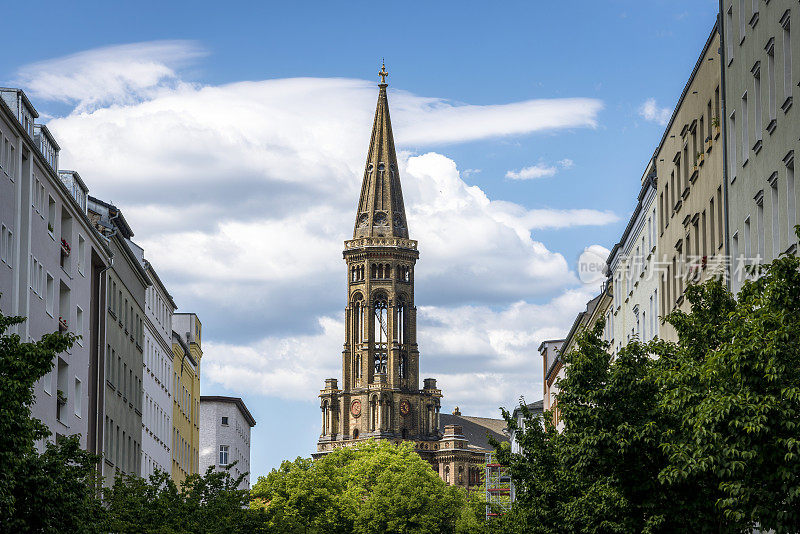 柏林市中心的锡安教堂
