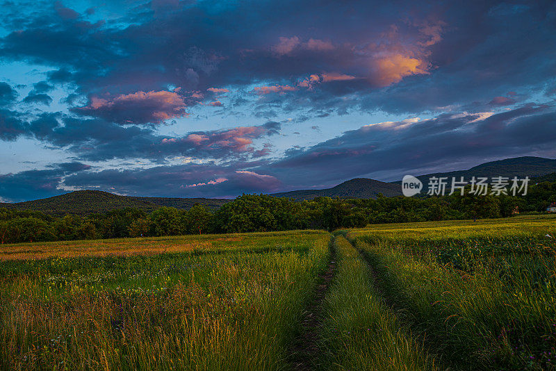 斯塔拉平原或古山，美丽的风景