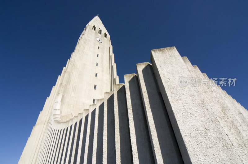 冰岛雷克雅未克，Hallgrimskirkja大教堂