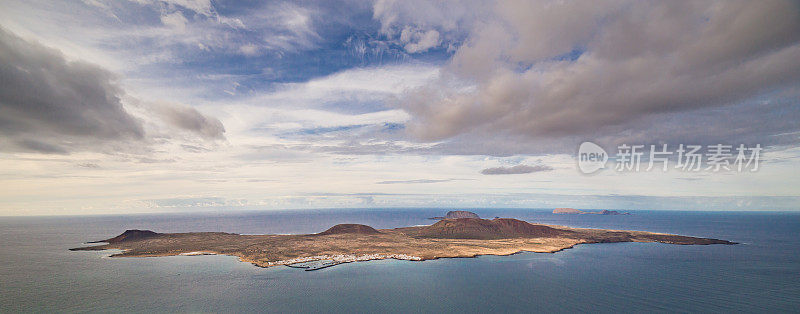 西班牙加那利群岛兰萨罗特的格拉西奥萨岛。