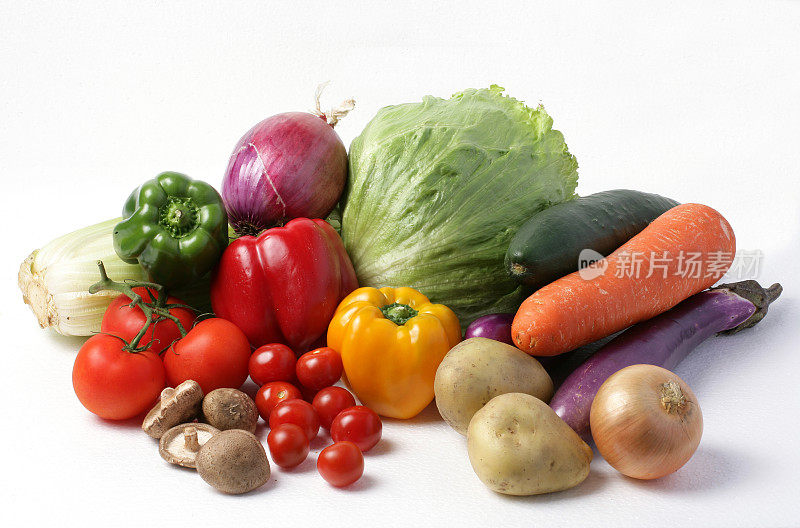 各种各样的蔬菜