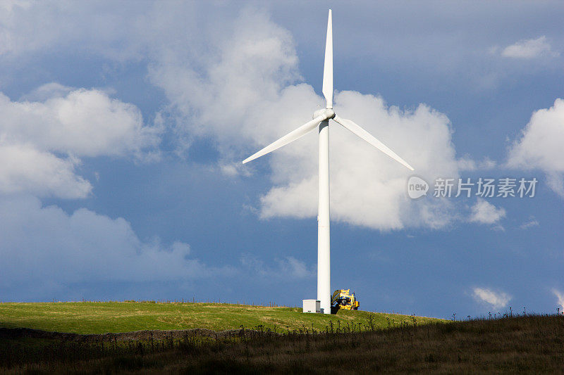 英国威尔士的塔夫伊利风电场