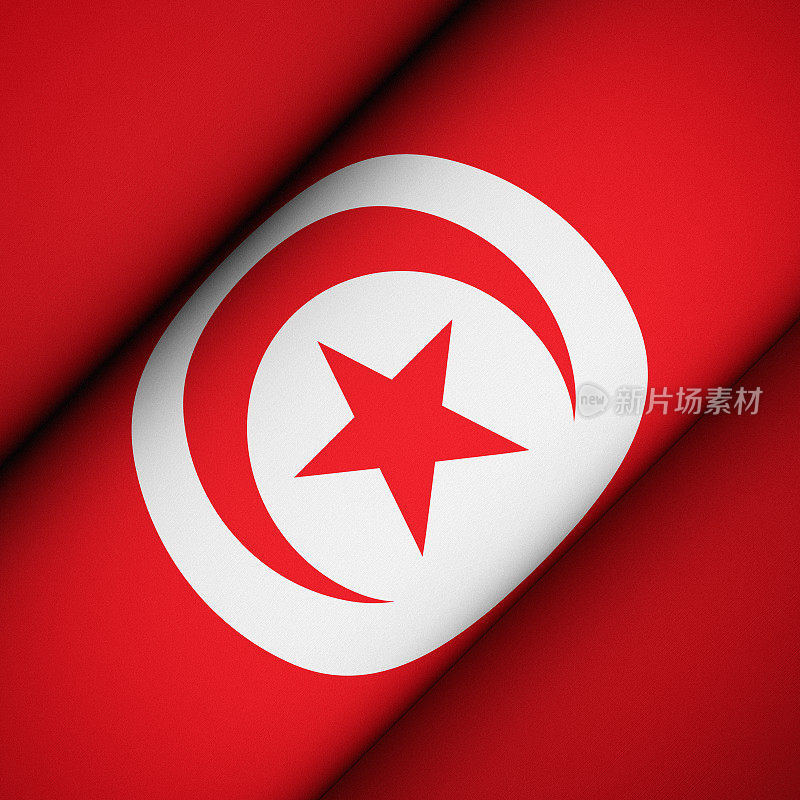 突尼斯标志性旗帜