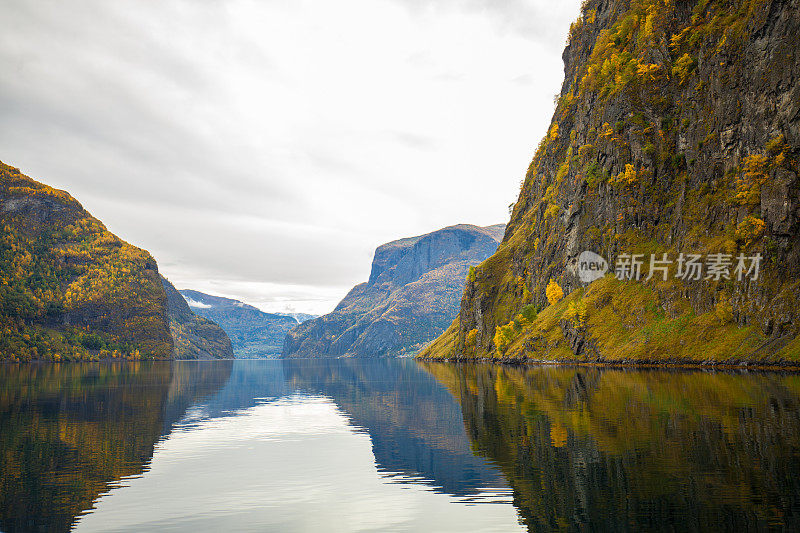 挪威索格尼峡湾美丽的风景