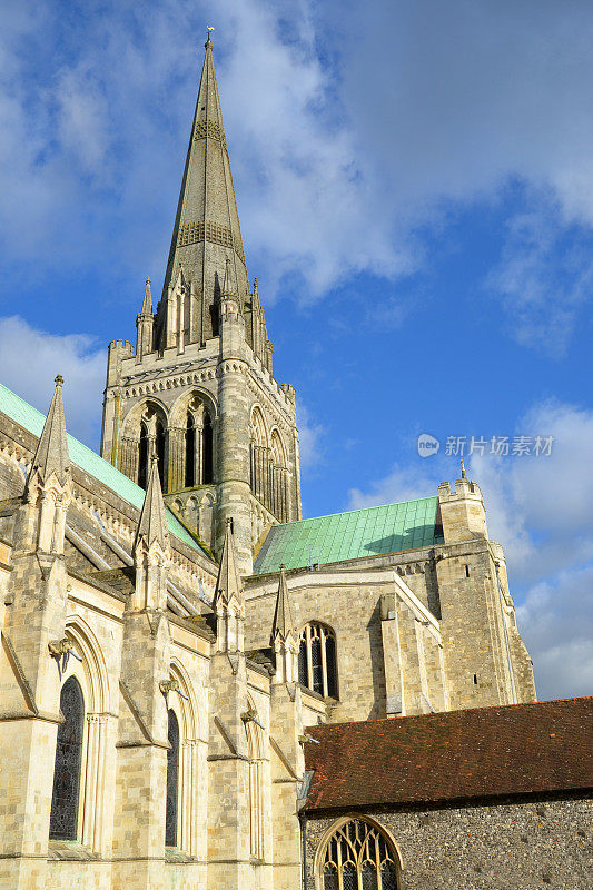 奇切斯特大教堂的尖顶