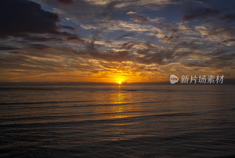 斐济的日落