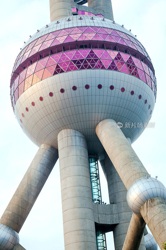 中国上海的东方明珠塔