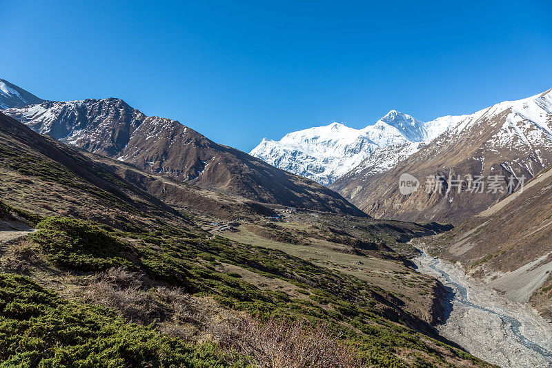 安娜普纳保护区步道和景观，喜马拉雅山，尼泊尔