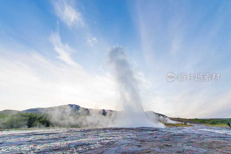 冰岛Strokkur喷泉