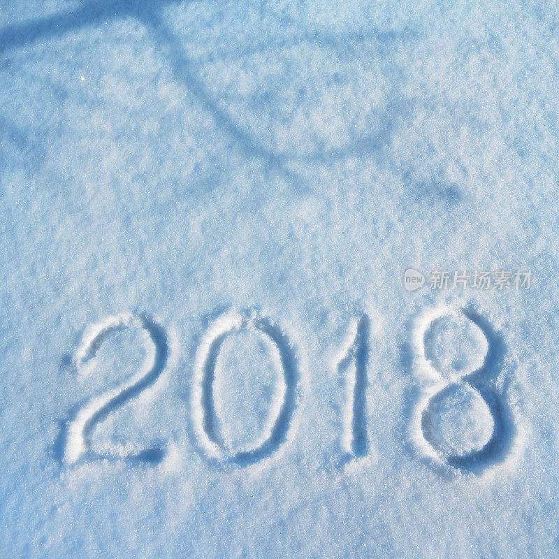 写在雪地上的2018年