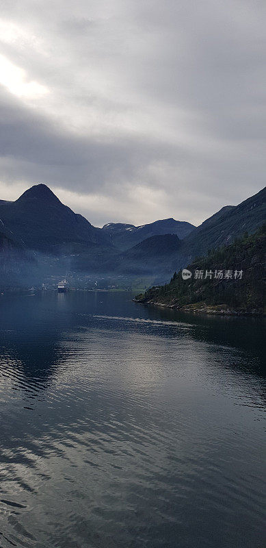 盖兰格峡湾，挪威，风景，乡村景色