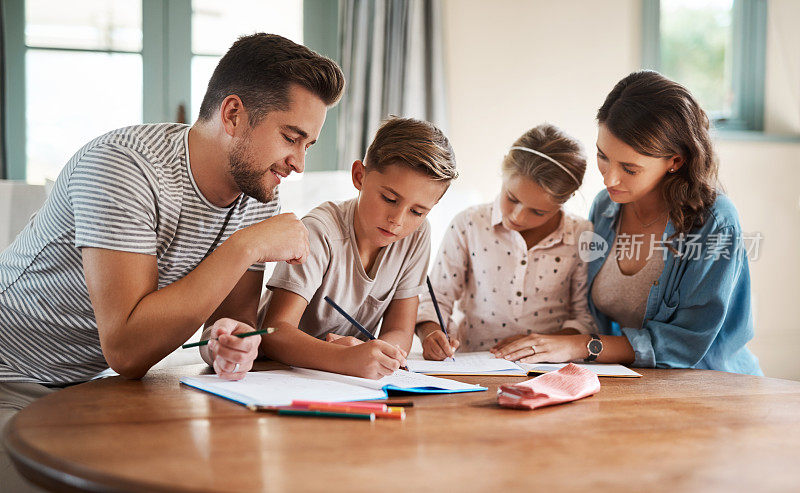 家庭作业可以是与家人联系的一种有趣的方式