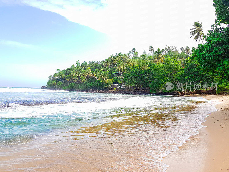 斯里兰卡南部的米瑞萨海滩
