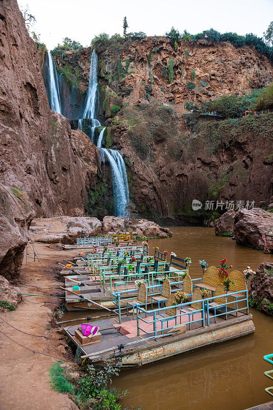 Ouzoud瀑布，中阿特拉斯，摩洛哥
