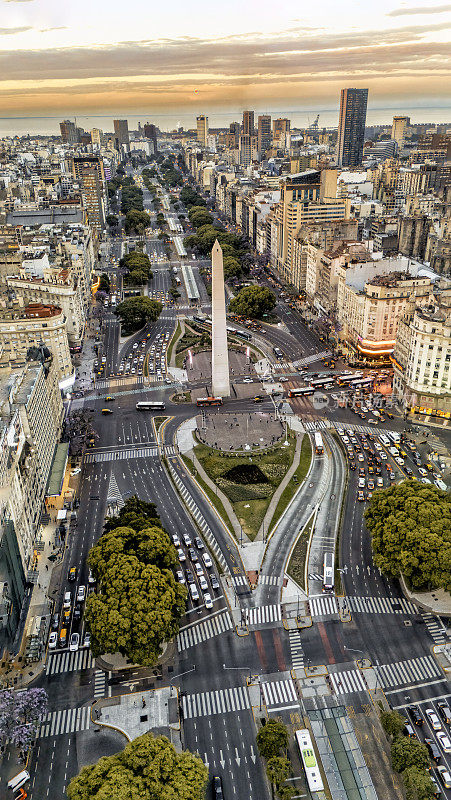阿根廷的布宜诺斯艾利斯尖塔