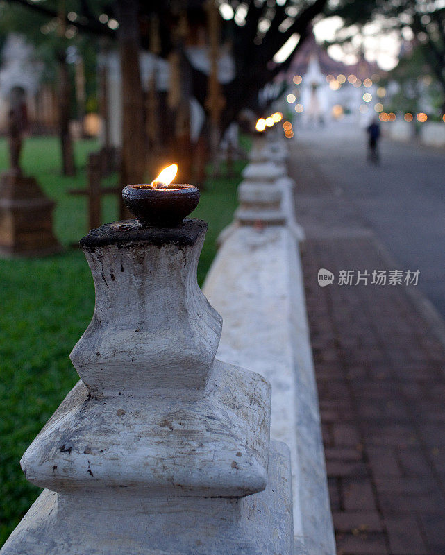 蜡烛在黄昏