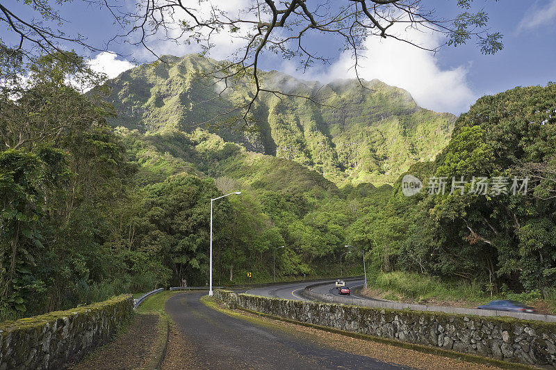 夏威夷的高速公路