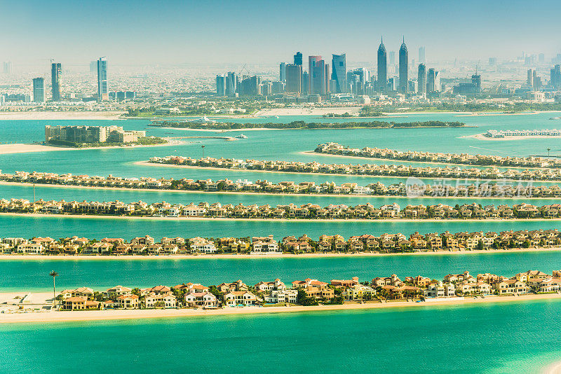 朱美拉棕榈岛，迪拜，阿联酋