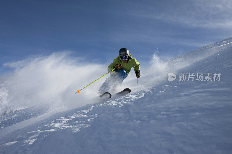 滑雪和头盔