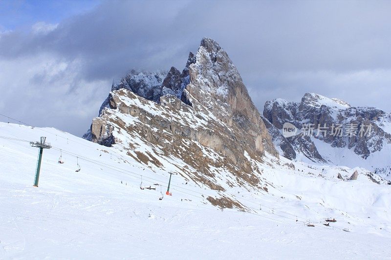 罗德拉滑雪场，Dolomites