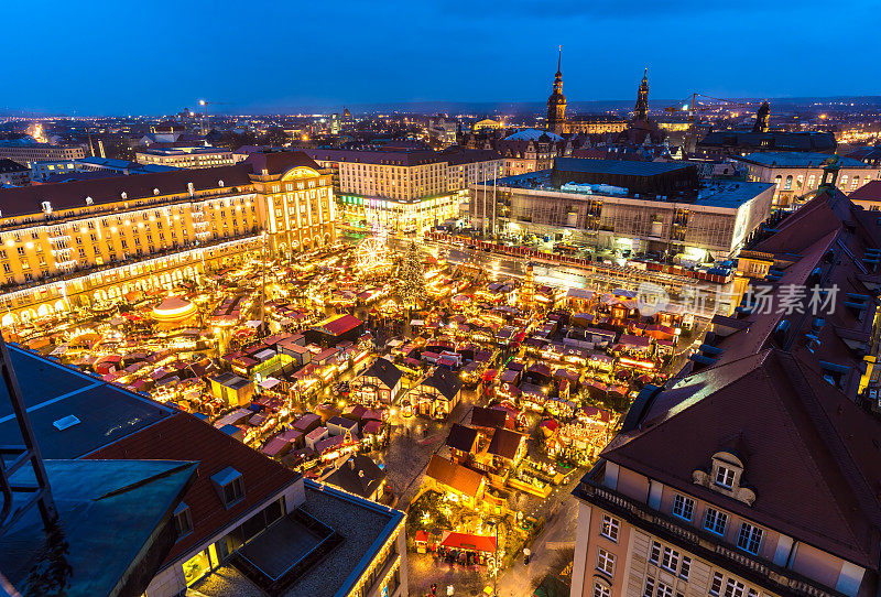 德累斯顿的圣诞市场