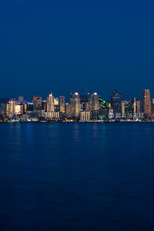 圣地亚哥城市夜景