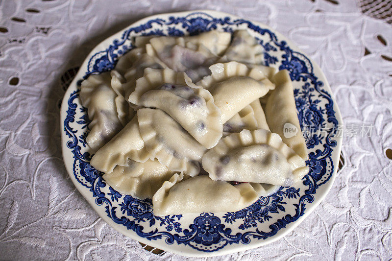 Pierogi与蓝莓