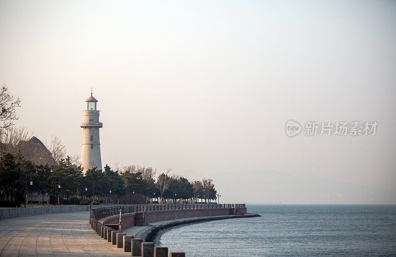 海边的人行道