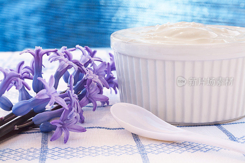 奶油白希腊酸奶