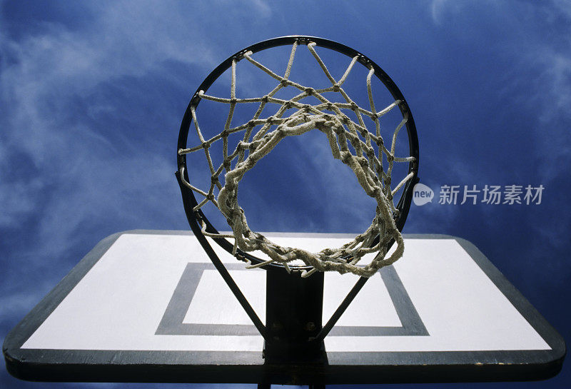 篮球框从下面。