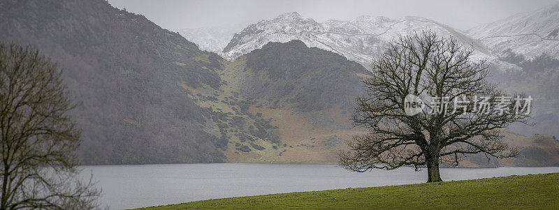 Ullswater冬天全景