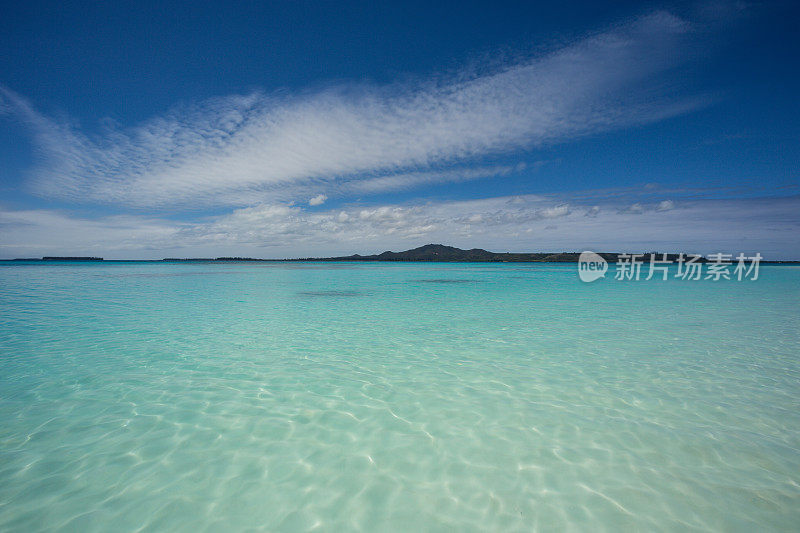 热带海滩天堂，松树岛，新喀里多尼亚