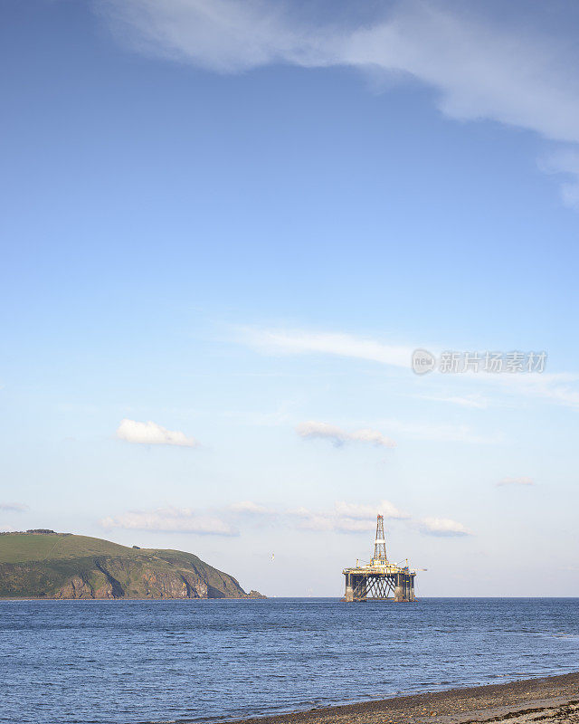 北海石油平台，克罗马蒂湾，苏格兰