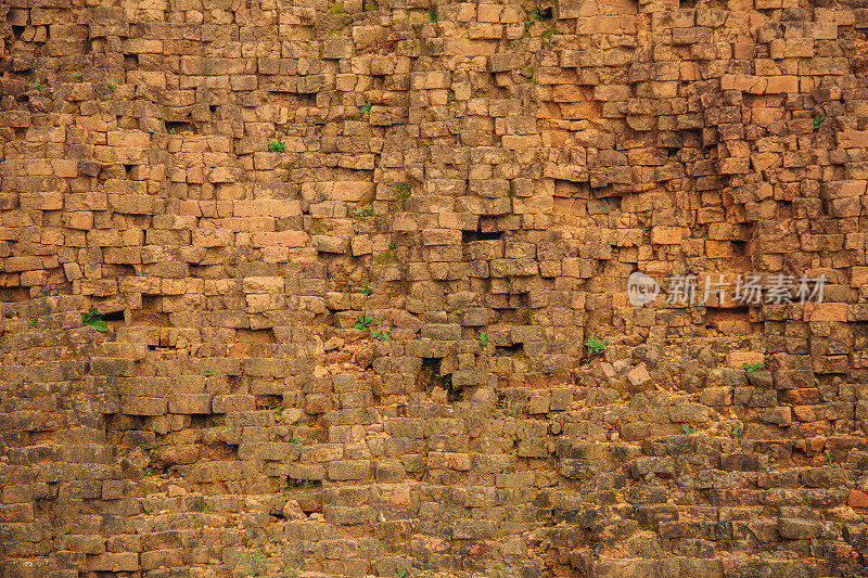 背景-堆叠的石墙。