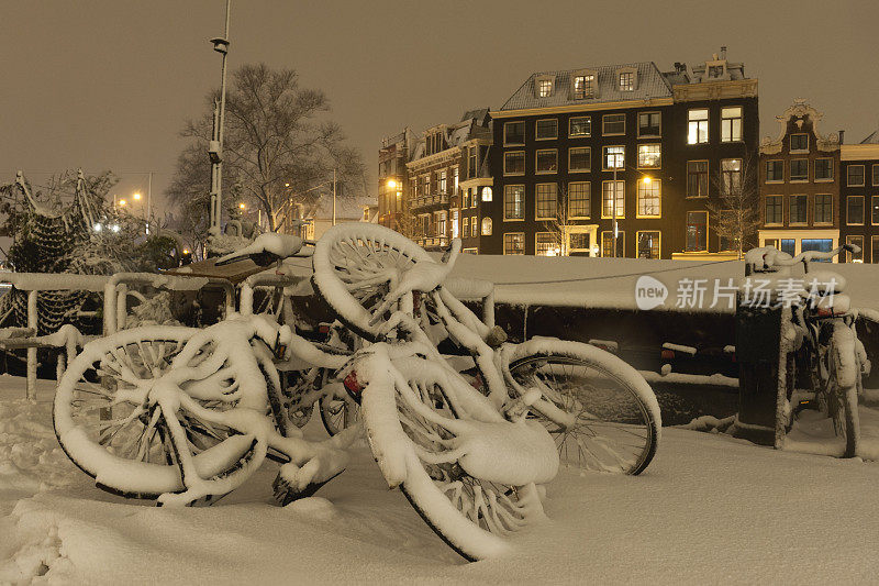 阿姆斯特丹的雪