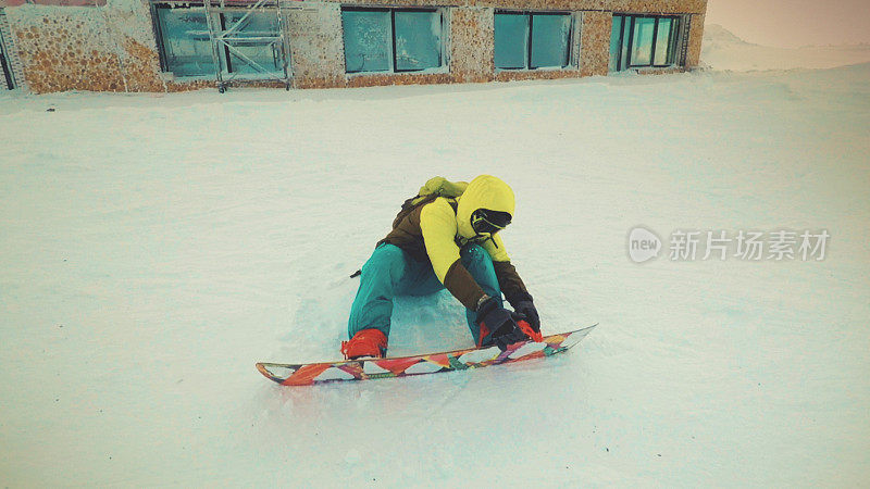 滑雪运动员对滑板有问题