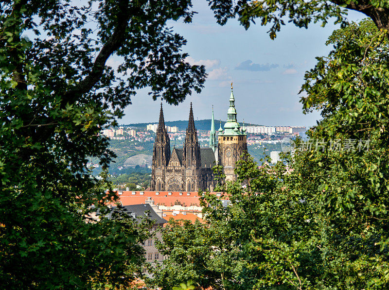 布拉格城堡的圣维托大教堂