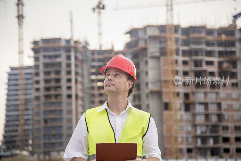 建筑工地的建筑师