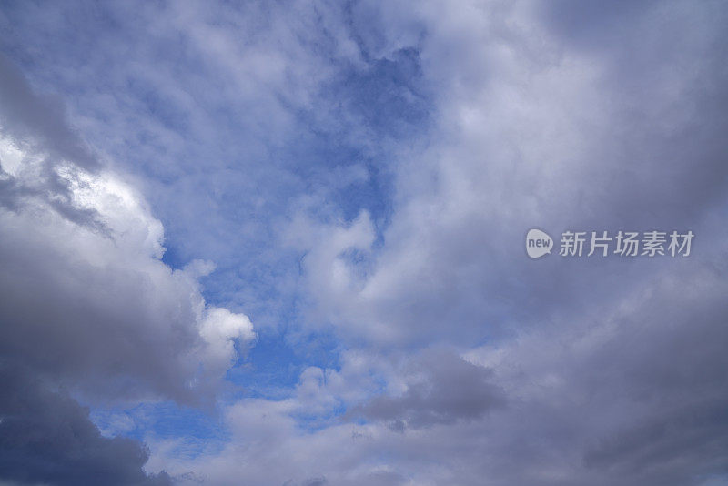 云和天空的背景。戏剧性的天空背景