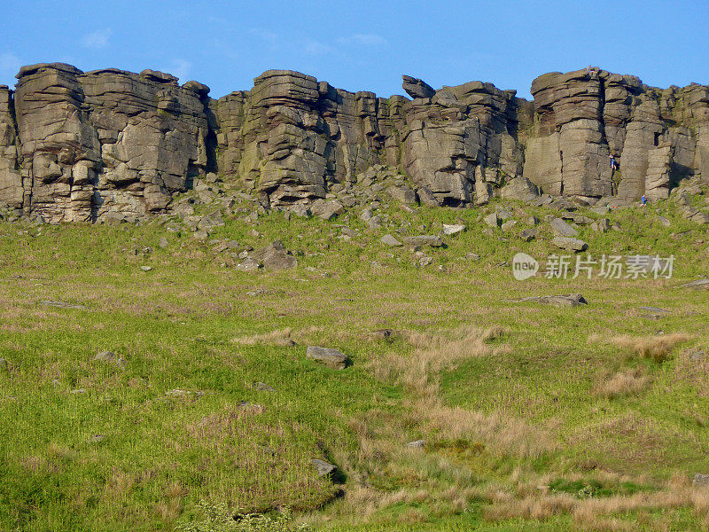 Stanage边缘,英格兰