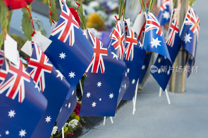澳新军团日的澳大利亚国旗