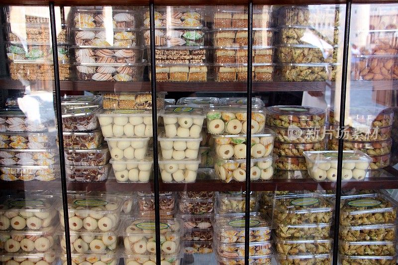 卡塔尔-多哈-瓦基夫集市-传统市场-饼干