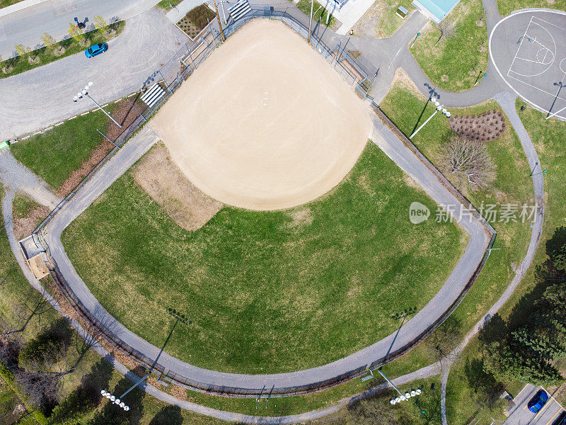 棒球场鸟瞰图
