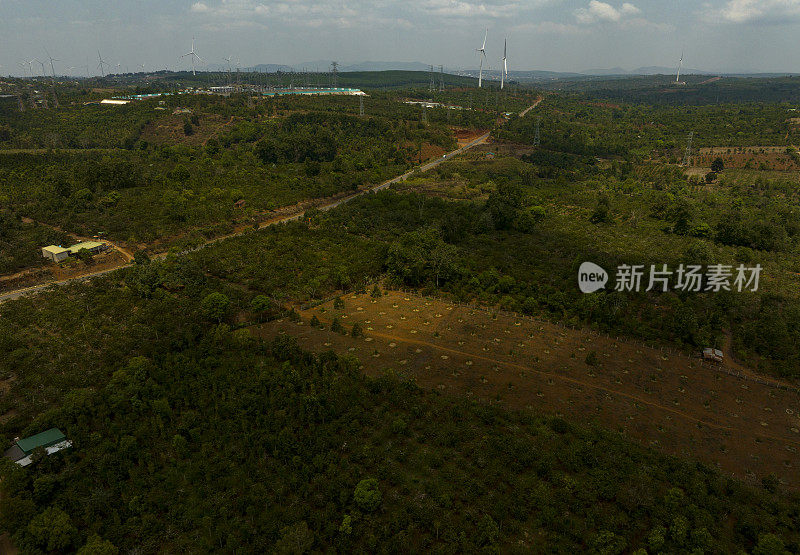 越南中部高地嘉莱省的山上种植着大型咖啡园