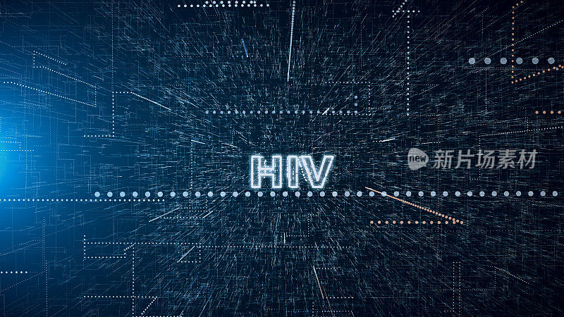 HIV人类免疫缺陷病毒标题动画